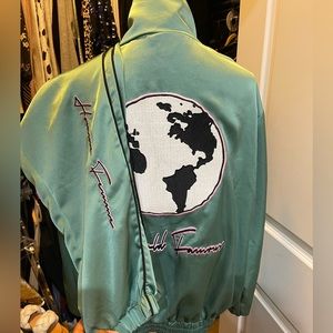 Homme + Femme WORLD FAMOUS LOUNGE JACKET and Pants -Track Suit- TURQUOISE